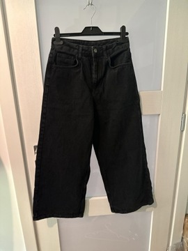 (116) jeansy reclaimed vintage 28 szerokie wysoki stan