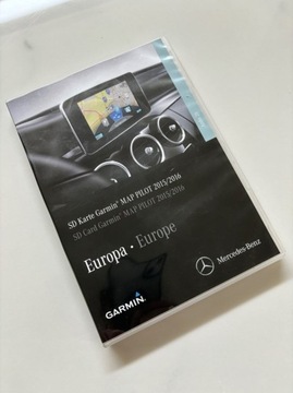 Oryginalne mapy Mercedes Garmin SD Europa 2015/16