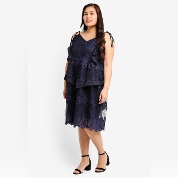 NOWA SUKIENKA PLUS SIZE LOST INK CUDO  r. 50/54