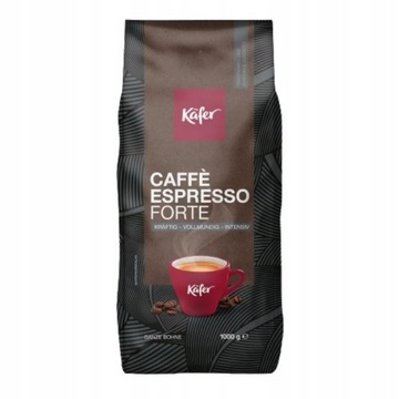 Käfer Kawa Ziarnista Caffé Espresso FORTE 1 kg DE