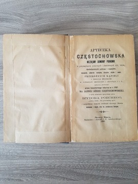 Apteczka częstochowska, I. Poech, 1896