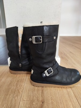 Buty kozaczki UGG skórzane 