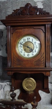Zegar Ślązak antyk Prima D.R patent antyk