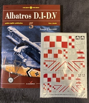 Albatros D.I-D.V książka + kalki, Kowalski Kagero