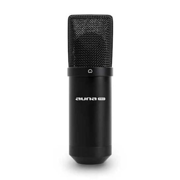 Mikrofon Kondensacyjny Czarny Auna