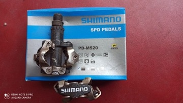 pedała shimano spd pd 520  buty shimano mtb roz 41