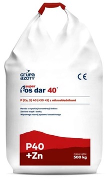 Fosdar 40 plus wapno, siarka i cynk bigbag 500kg