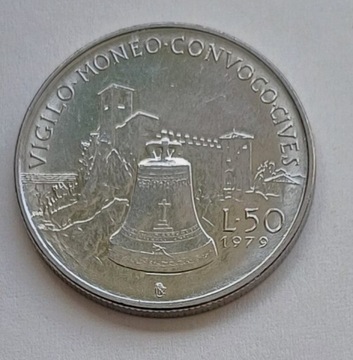 San Marino - 50 lira - 1979r.