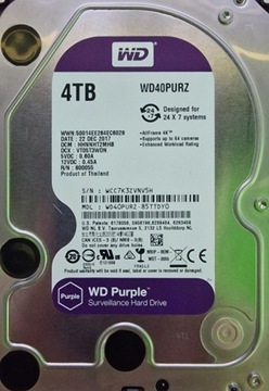 WD Purple 4TB WD40PURZ