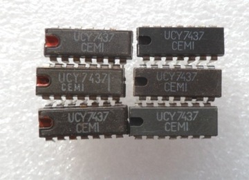 UCY7437  SN7437 4 buforowe 2-wejściowe bramki NAND