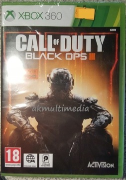 Call of Duty: Black Ops III Xbox 360 nowy folia