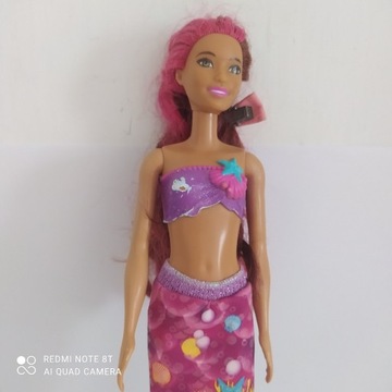 Lalka Barbie syrena Mattel 