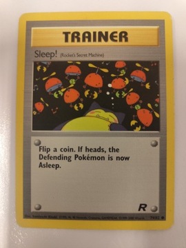 Pokemon Karta TCG sleep! Team Rocket