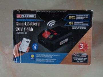 PARKSIDE PERFORMANCE Smart 20V/4Ah  bluetooth.