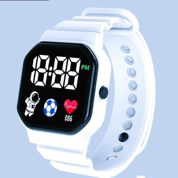 Zegarek Elektroniczny Smartwatch Biały Nowy