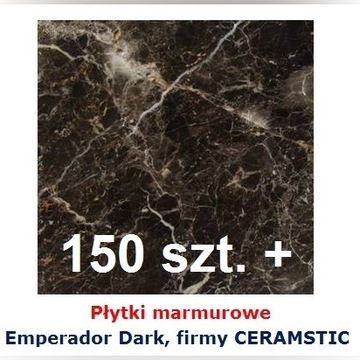 PŁYTKI MARMUROWE - Emperador Dark - 30,5x30,5x1 cm