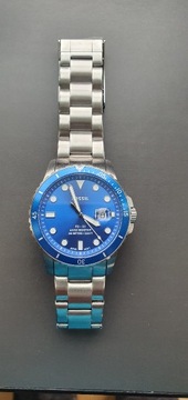 Zegarek Męski Fossil FS5669 FB-01 niebieski 