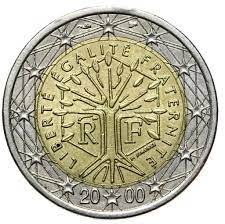 FRANCJA - 2 EURO -  2000 