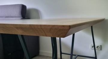 Blat dębowy drewniany na stół 