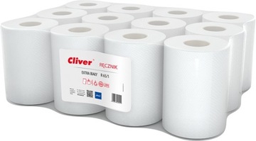 Ręcznik Papierowy Cliver Extra Biały - 12 szt.