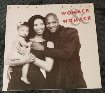 WOMACK & WOMACK Conscience LP 1988r EX+/EX++