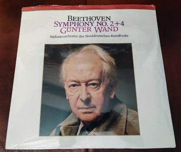 Płyta vinyl Beethoven Symphony No. 2+4 Gunter Wand