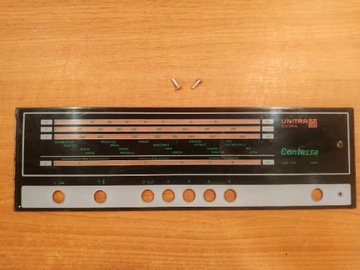 UNITRA Diora radio Contessa szybka panel przedni