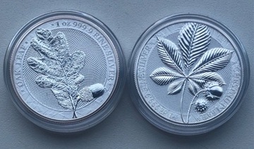 Mythical Forest - cała seria, 4 monety, 1oz każda