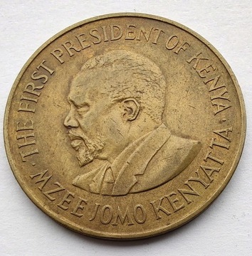 KENIA 10 Cents 1971 ŁADNA
