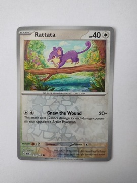 Rattata 019/165 revere holo - Pokemon 151