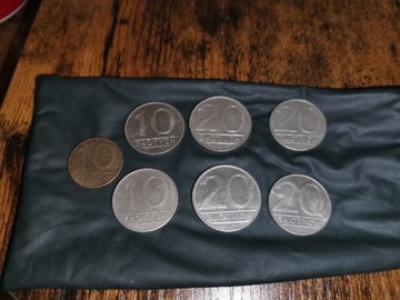 10 złotych 20 złotych Ludowa 1984 1986 1989 1990