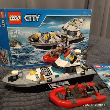 Lego 60129 Policyjna łódź City 