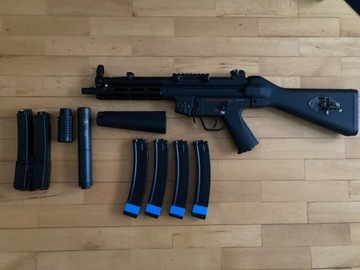 Replika ASG G&G MP5A4 CQB zestaw Airsoft