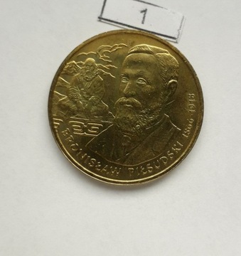 Moneta 2 zł Bronisław Piłsudski - 2008 rok