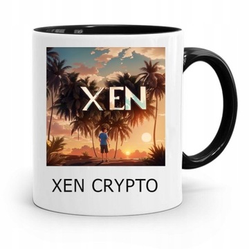 Kubek z nadrukiem - XEN Crypto -kryptowaluty