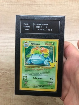 Karta Pokemon Venusaur Celebrations PSa 9 PKMgrade