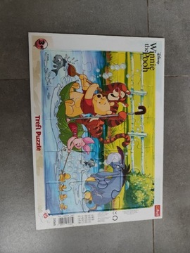 Puzzle Kubuś Puchatek w ramce 3+ trefl