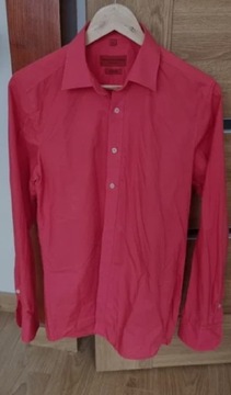 Koszula Van Graaf czerwona długi rękaw 