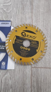 GEKO - TARCZA DIAMENTOWA 125MM x 22,2MM P