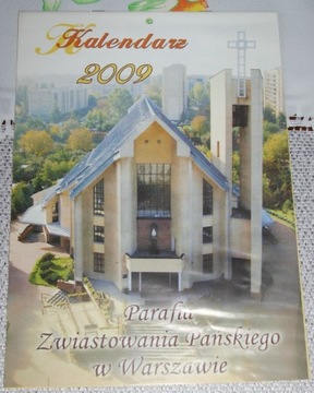 kalendarz kościelny 2009 rok
