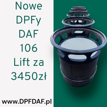 Nowy DPF DAF 106 za 3450zł na DPFDAF.pl