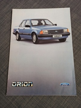 Prospekt katalog Ford Orion jak Escort