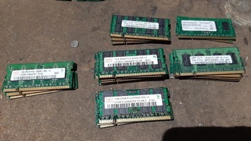 Pamięć ram laptop ddr2  2x1gb sprawne Samsung