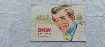 DKW RT 125 - prospekt reklamowy 1954 r.