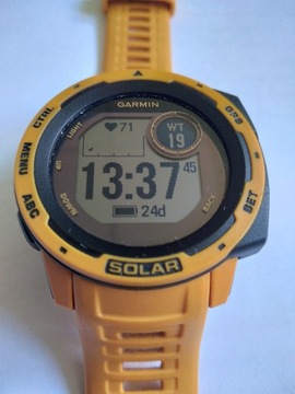 Smartwatch Garmin Solar Instinct żółty