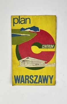 Plan centrum Warszawy z 1976 r.