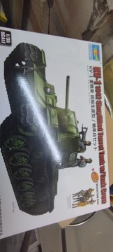 Model radzieckiego czołgu KV-1z Figurkami