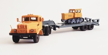 KRAZ 258 z naczepą Avto Historia kultowe ciężarówki PRL 1/43 AIST