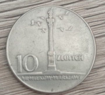 10 zł kolumna Zygmunta 1965