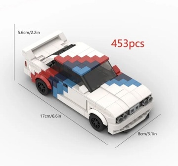 Klocki AUTKO BMW M3 M1 Supra wzórLEGO Samochodzik